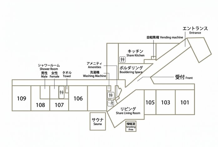 1Fフロアマップ